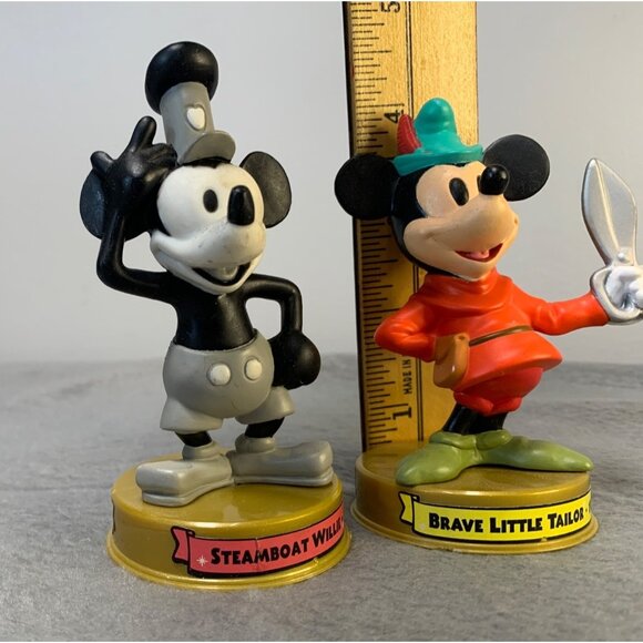 Vintage Disney 100 Years Of Magic Mickey Mouse Figurines Set: Brave Little Tailo - Picture 7 of 9